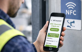NFC-tagg för gemensam arbetsplats